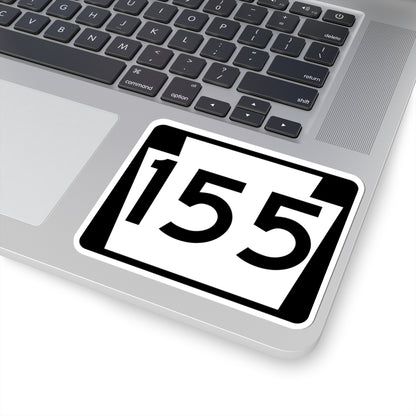 PA-155 (Pennsylvania) (Road Sign) STICKER Vinyl Kiss-Cut Decal