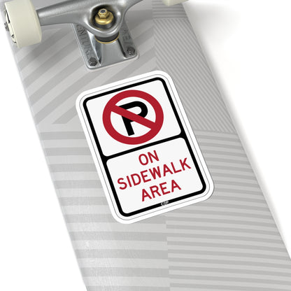 PBOT Road sign P1820 (Oregon) (Road Sign) STICKER Vinyl Kiss-Cut Decal