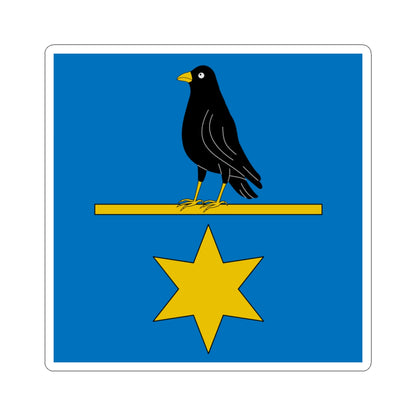 Flag of Denis Theurillat (Switzerland) STICKER Vinyl Kiss-Cut Decal
