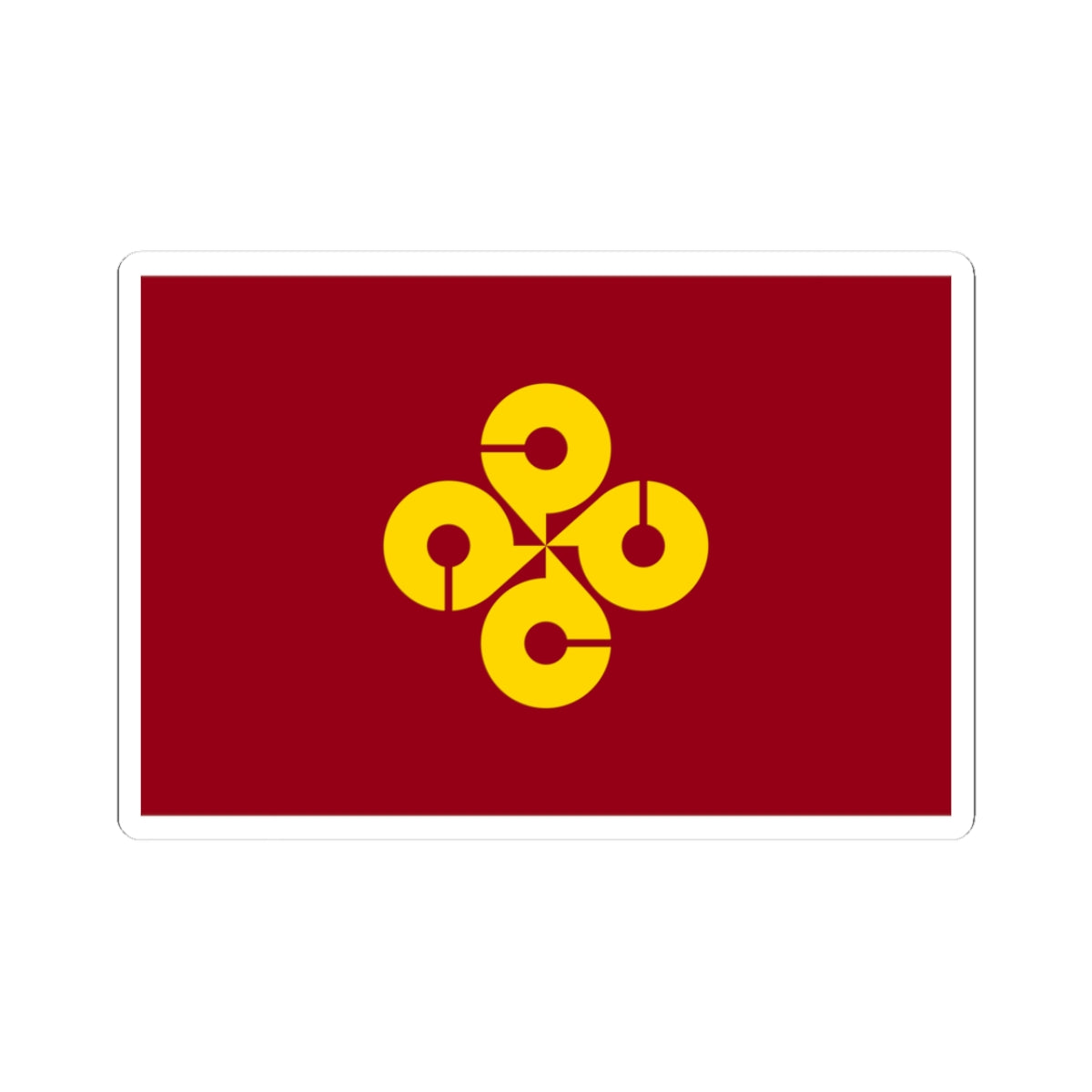 Flag of Shimane Prefecture (Japan) STICKER Vinyl Kiss-Cut Decal