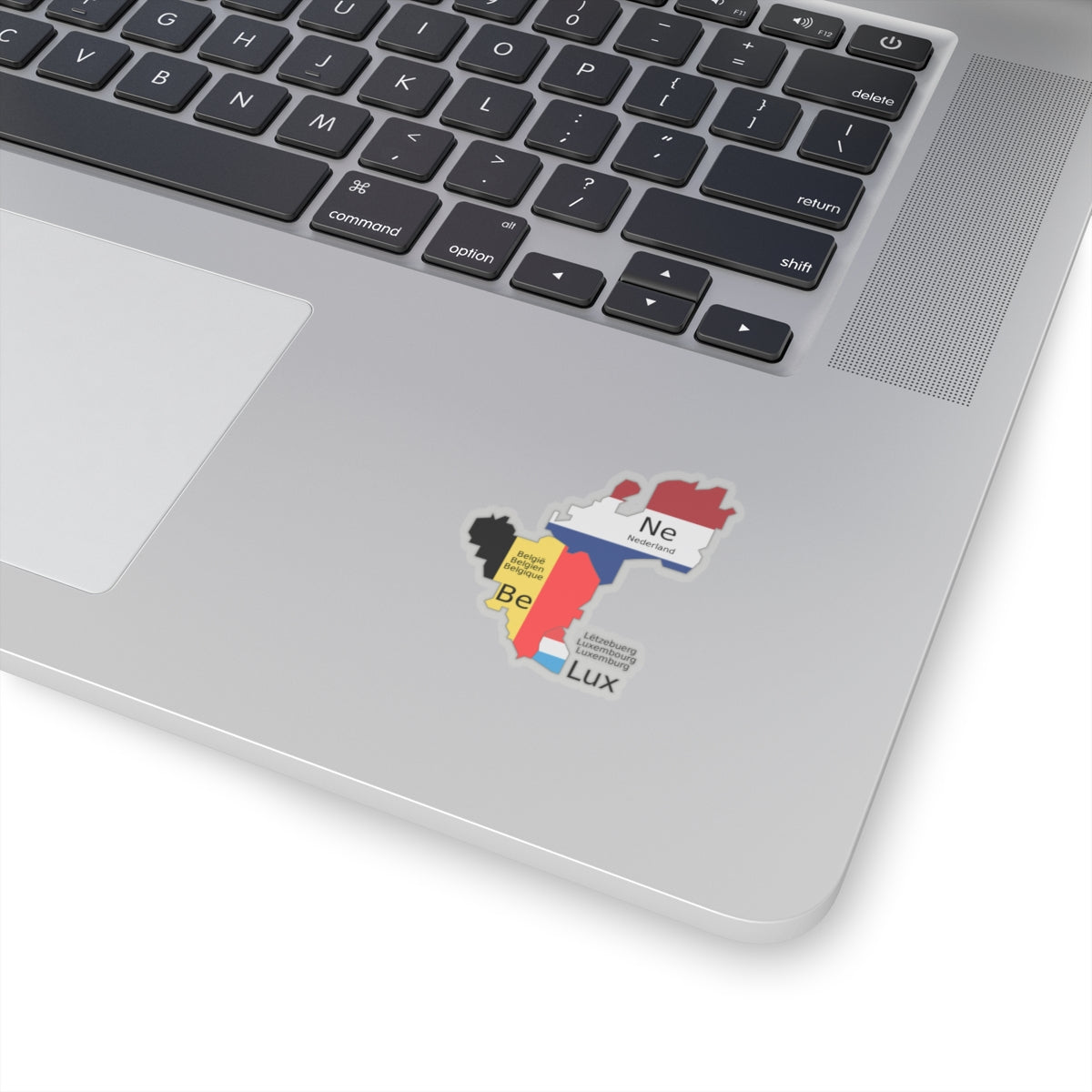 Benelux schematic map (Belgium) STICKER Vinyl Kiss-Cut Decal