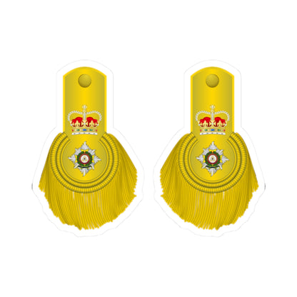 British Army Col1810 1855 (United Kingdom) (Military Rank) STICKER Vinyl Kiss-Cut Decal