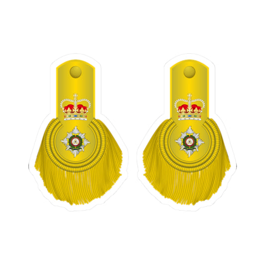 British Army Col1810 1855 (United Kingdom) (Military Rank) STICKER Vinyl Kiss-Cut Decal