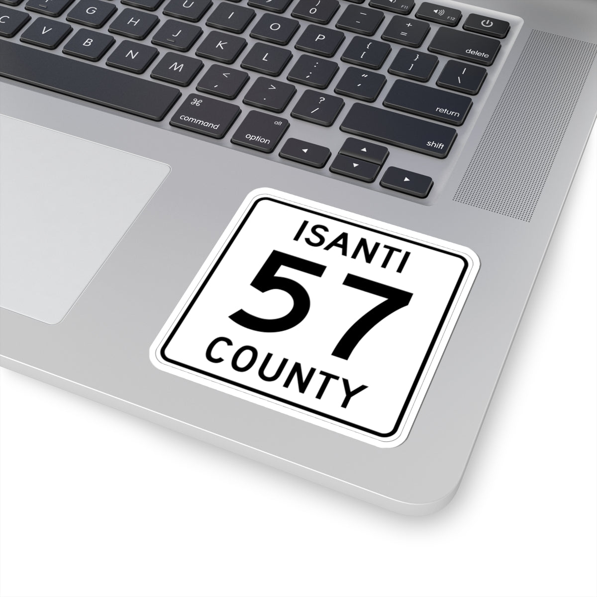 Isanti County 57 MN (Minnesota) (Road Sign) STICKER Vinyl Kiss-Cut Decal