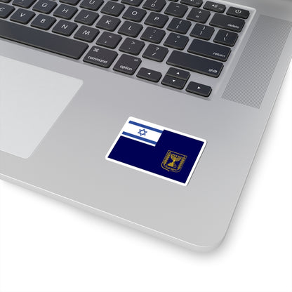 Flag of Israel Prime Minister at Sea (Israel) STICKER Vinyl Kiss-Cut Decal