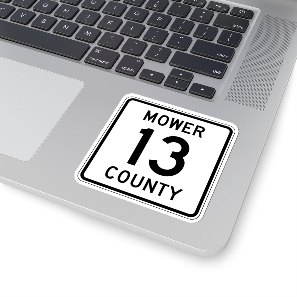 Mower County Route 13 MN (Minnesota) (Road Sign) STICKER Vinyl Kiss-Cut Decal