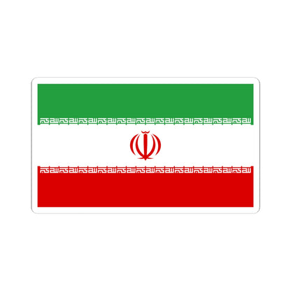 IRI flag with the first takbir design (Iran) STICKER Vinyl Kiss-Cut Decal