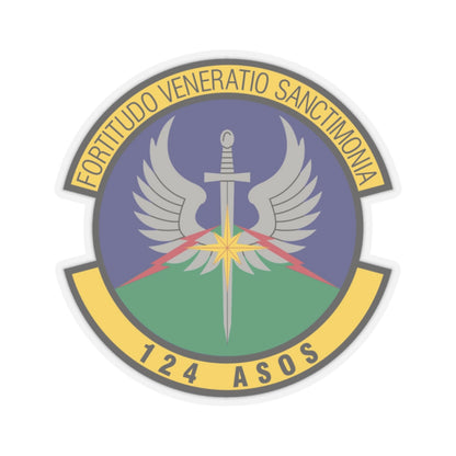 124th Air Support Operations Squadron (U.S. Air Force) STICKER Vinyl Kiss-Cut Decal-2 Inch-Transparent-The Sticker Space