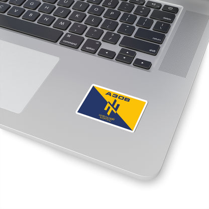 Флаг Гражданского Корпуса Азова (Ukraine) STICKER Vinyl Kiss-Cut Decal
