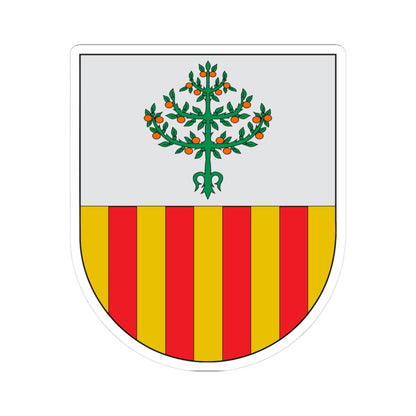 Antic escut de Xerta (Spain) (Coat of Arms) STICKER Vinyl Kiss-Cut Decal