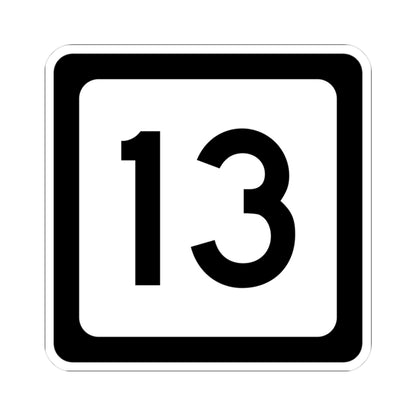 WV-13 (Virginia) (Road Sign) STICKER Vinyl Kiss-Cut Decal
