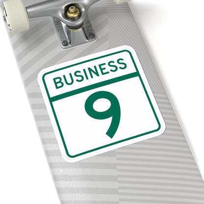 MD Route 9 Business (Maryland) (Road Sign) STICKER Vinyl Kiss-Cut Decal
