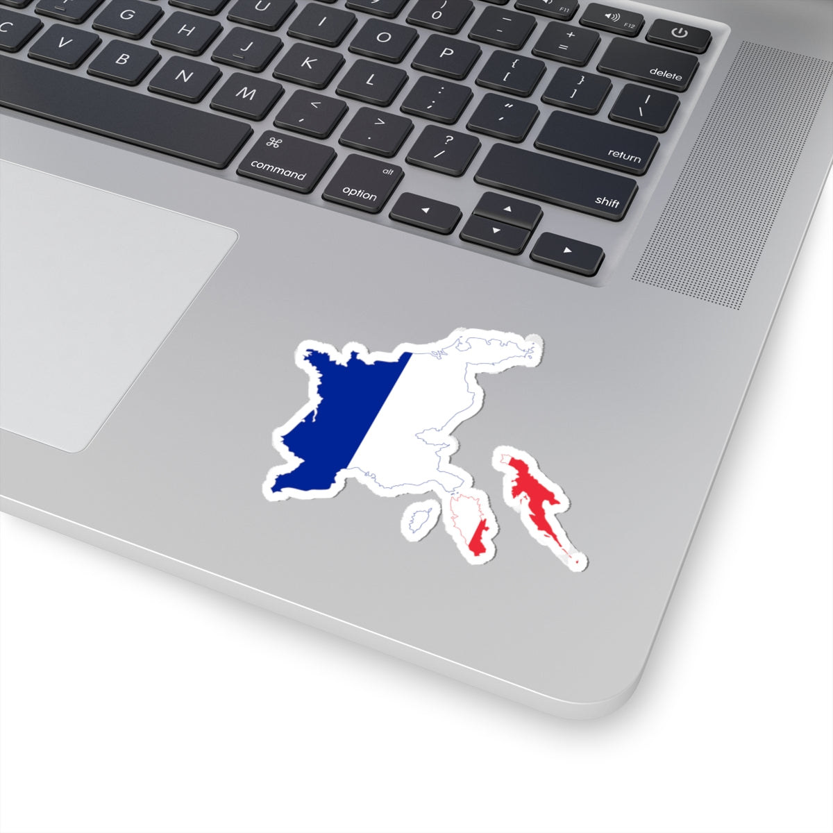 Flag-map of the First French Empire (France) STICKER Vinyl Kiss-Cut Decal