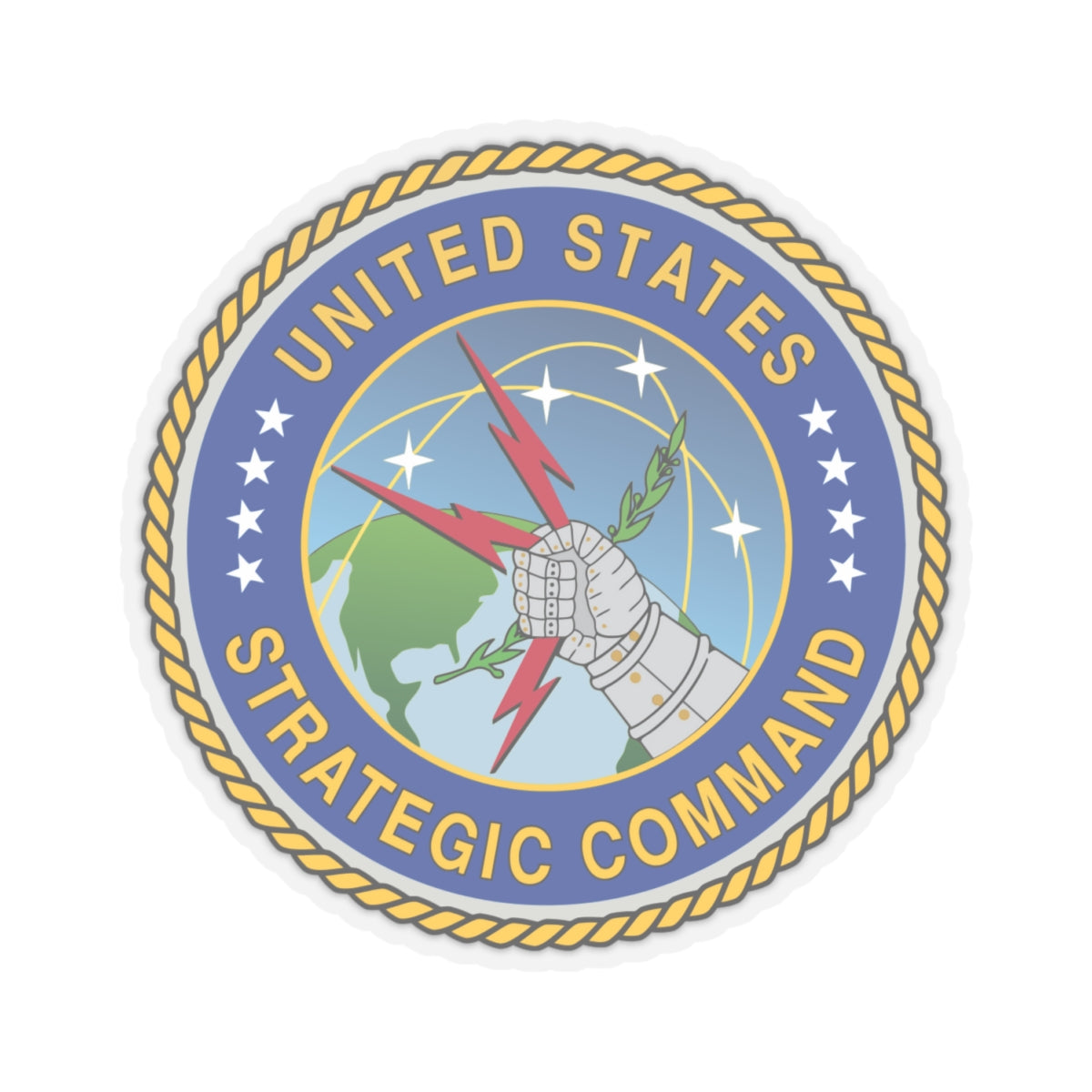 Seal of the United States Strategic Command - STICKER Vinyl Kiss-Cut Decal