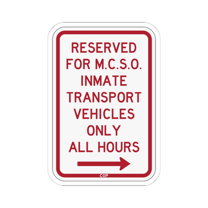 PBOT Road sign P4135R (Oregon) (Road Sign) STICKER Vinyl Kiss-Cut Decal