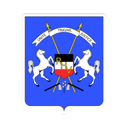 Coat of arms of Upper Volta - STICKER Vinyl Kiss-Cut Decal