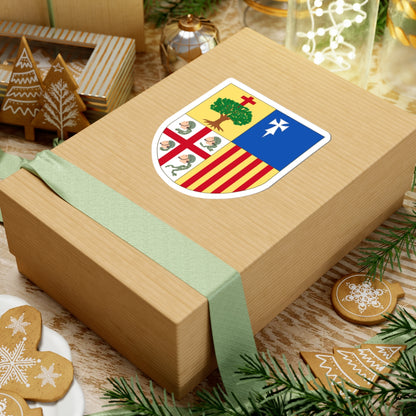 Shield of Aragon (Spain) (Coat of Arms) STICKER Vinyl Kiss-Cut Decal