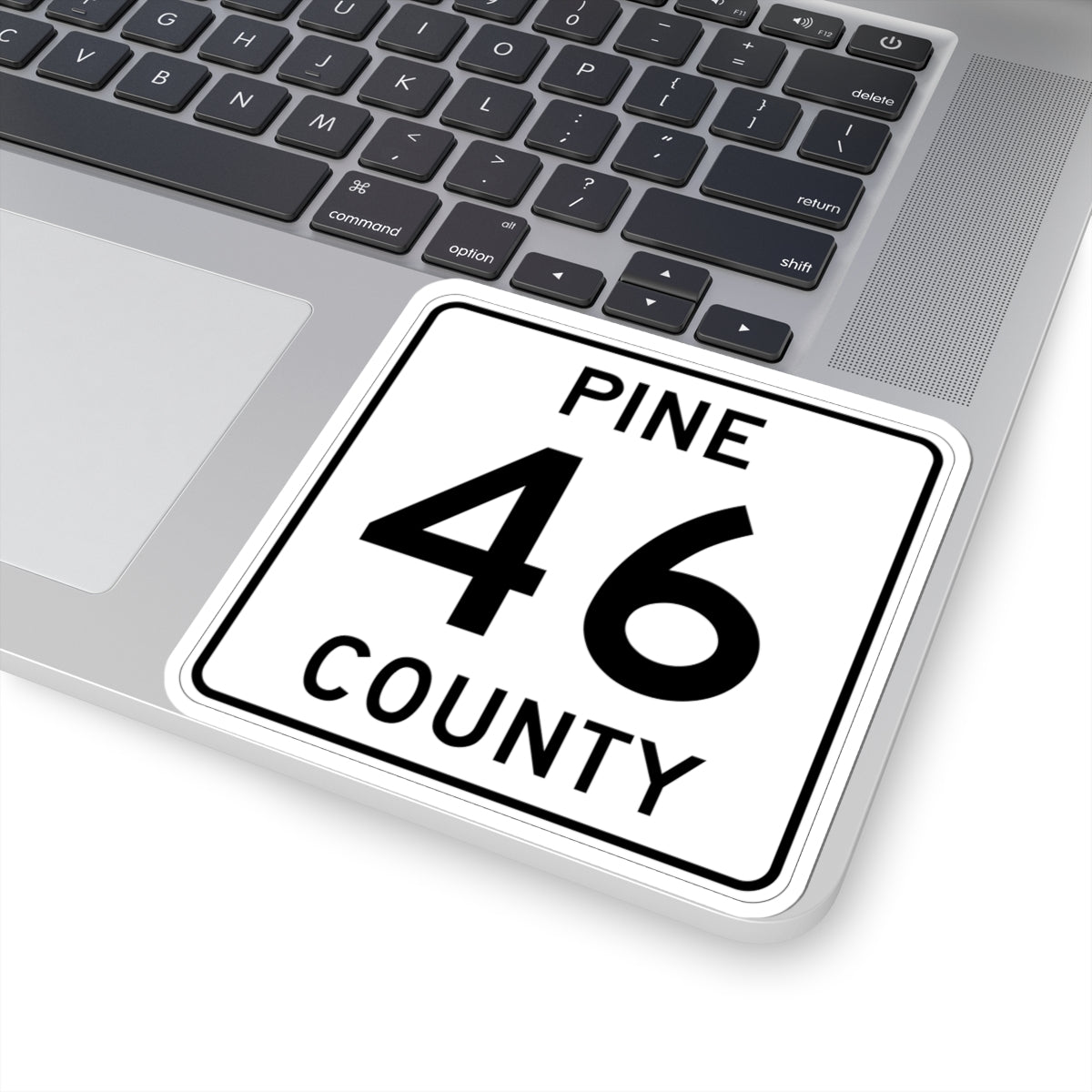 Pine County Route 46 MN (Minnesota) (Road Sign) STICKER Vinyl Kiss-Cut Decal