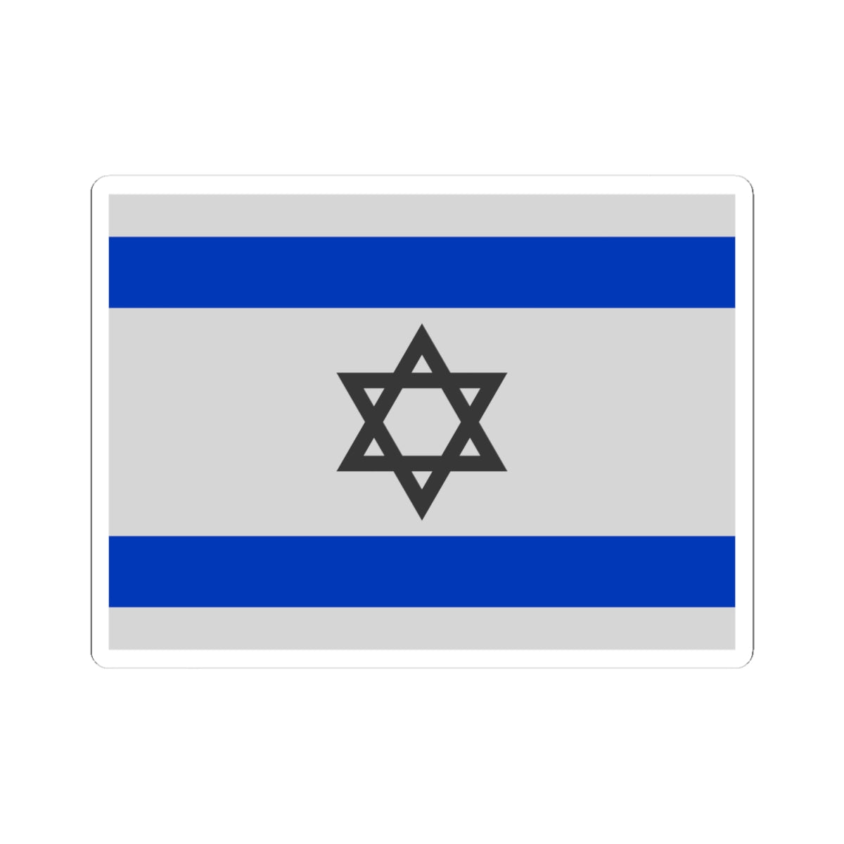Flag of Israel - Blue (Israel) STICKER Vinyl Kiss-Cut Decal