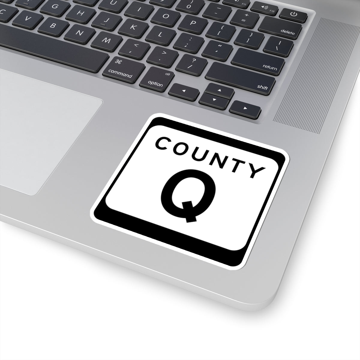 WIS County Q (Wisconsin) (Road Sign) STICKER Vinyl Kiss-Cut Decal