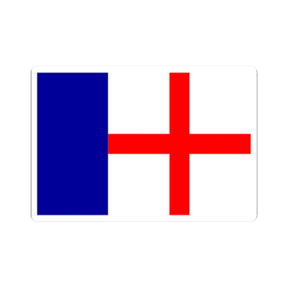 Flag of Cargese (France) STICKER Vinyl Kiss-Cut Decal