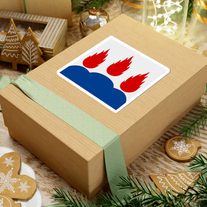 Vastmanlands lan vapenflagga (Sweden) STICKER Vinyl Kiss-Cut Decal