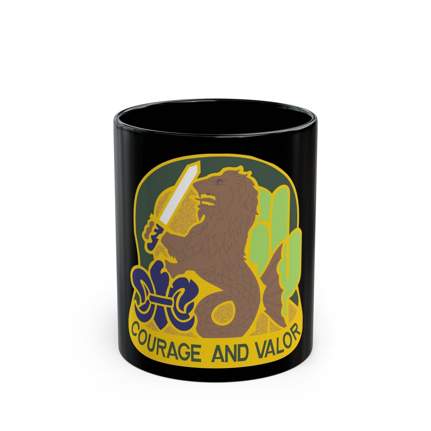 163 Armored Brigade v2 (U.S. Army) Black Coffee Mug-11oz-The Sticker Space