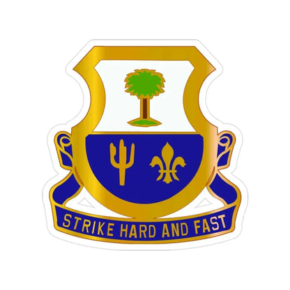 163 Cavalry Regiment (U.S. Army) Transparent STICKER Die-Cut Vinyl Decal 2 Inch - The Sticker Space