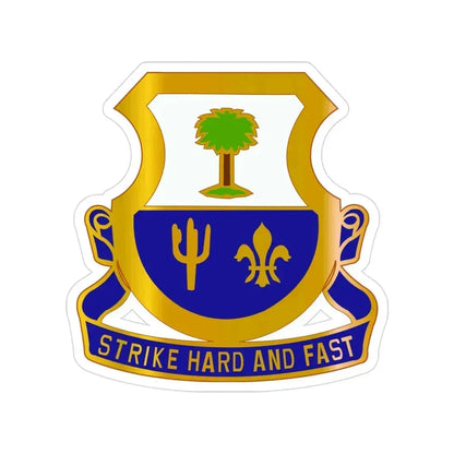 163 Cavalry Regiment (U.S. Army) Transparent STICKER Die-Cut Vinyl Decal 3 Inch - The Sticker Space