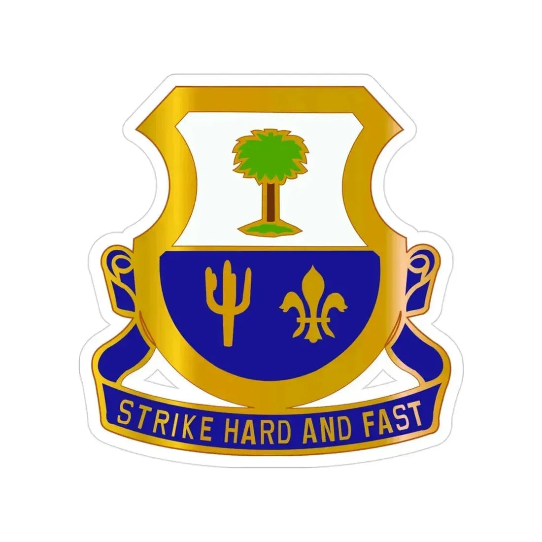 163 Cavalry Regiment (U.S. Army) Transparent STICKER Die-Cut Vinyl Decal 3 Inch - The Sticker Space