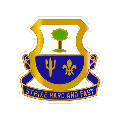 163 Cavalry Regiment (U.S. Army) Transparent STICKER Die-Cut Vinyl Decal 5 Inch - The Sticker Space