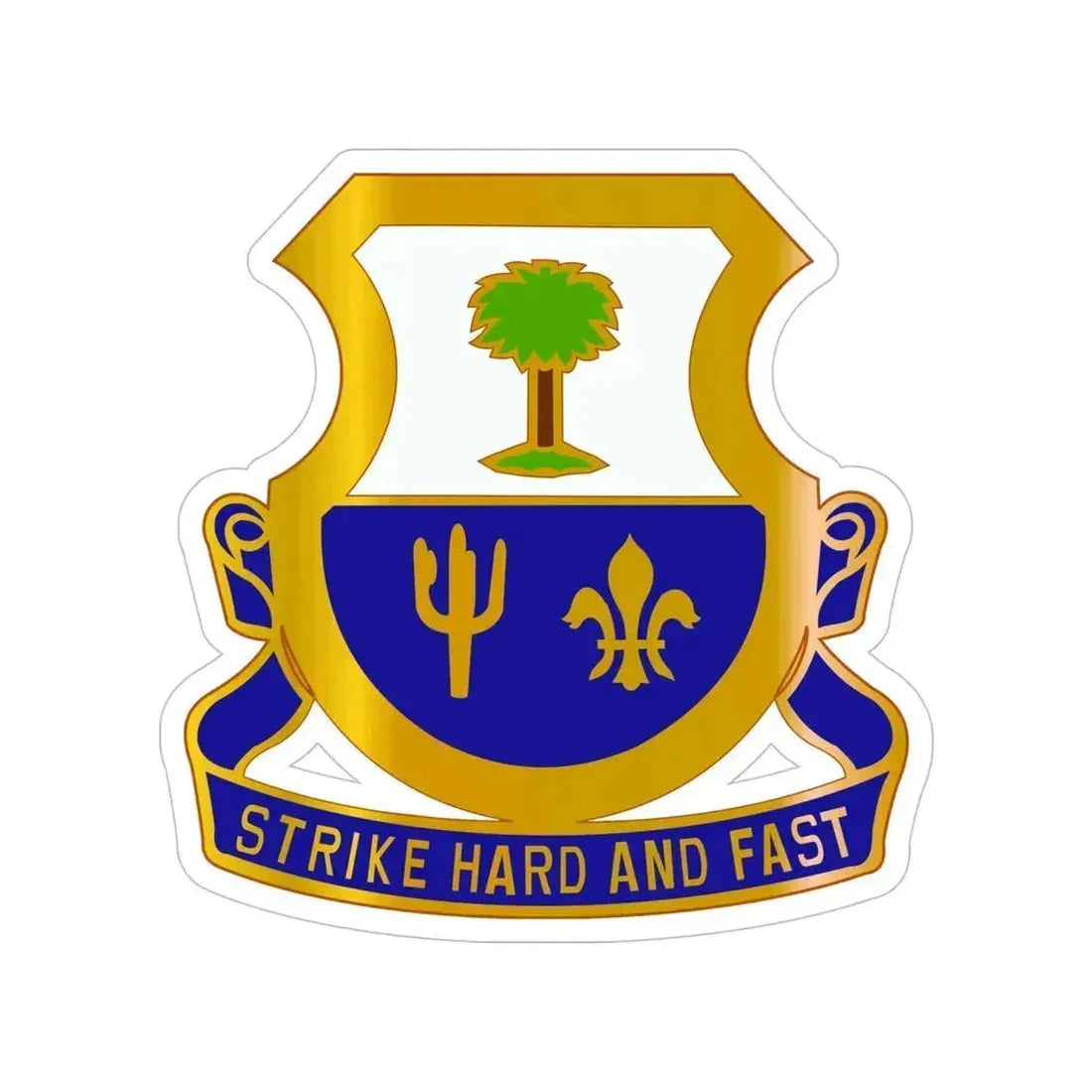 163 Cavalry Regiment (U.S. Army) Transparent STICKER Die-Cut Vinyl Decal 6 Inch - The Sticker Space