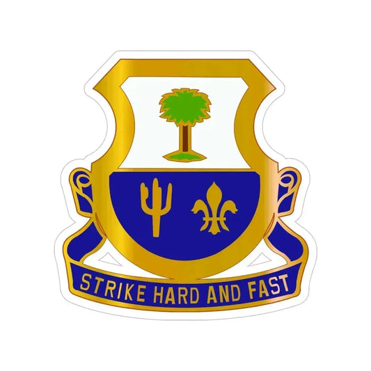 163 Cavalry Regiment (U.S. Army) Transparent STICKER Die-Cut Vinyl Decal 6 Inch - The Sticker Space