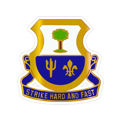 163 Cavalry Regiment (U.S. Army) Transparent STICKER Die-Cut Vinyl Decal - The Sticker Space
