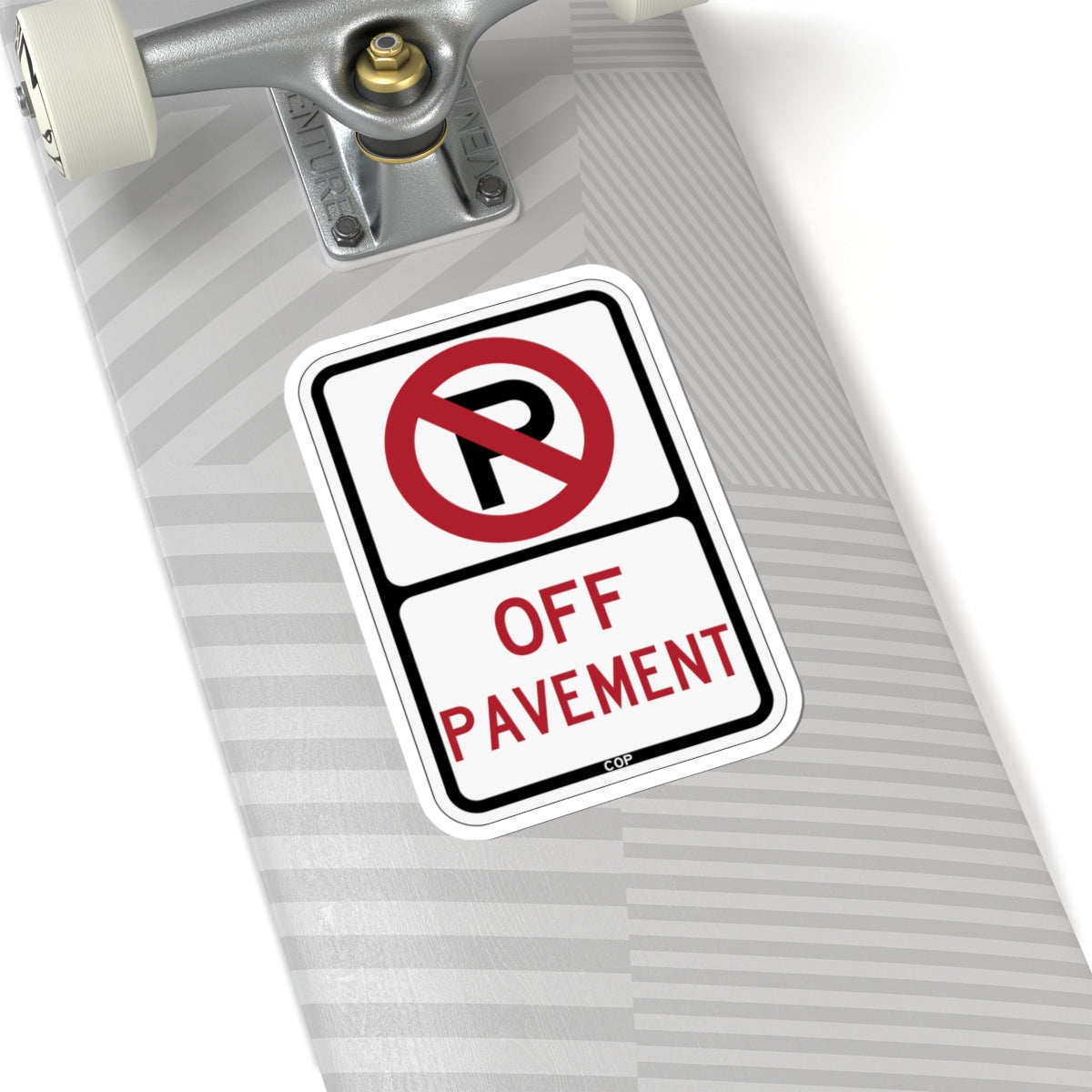 PBOT Road sign P1810 (Oregon) (Road Sign) STICKER Vinyl Kiss-Cut Decal