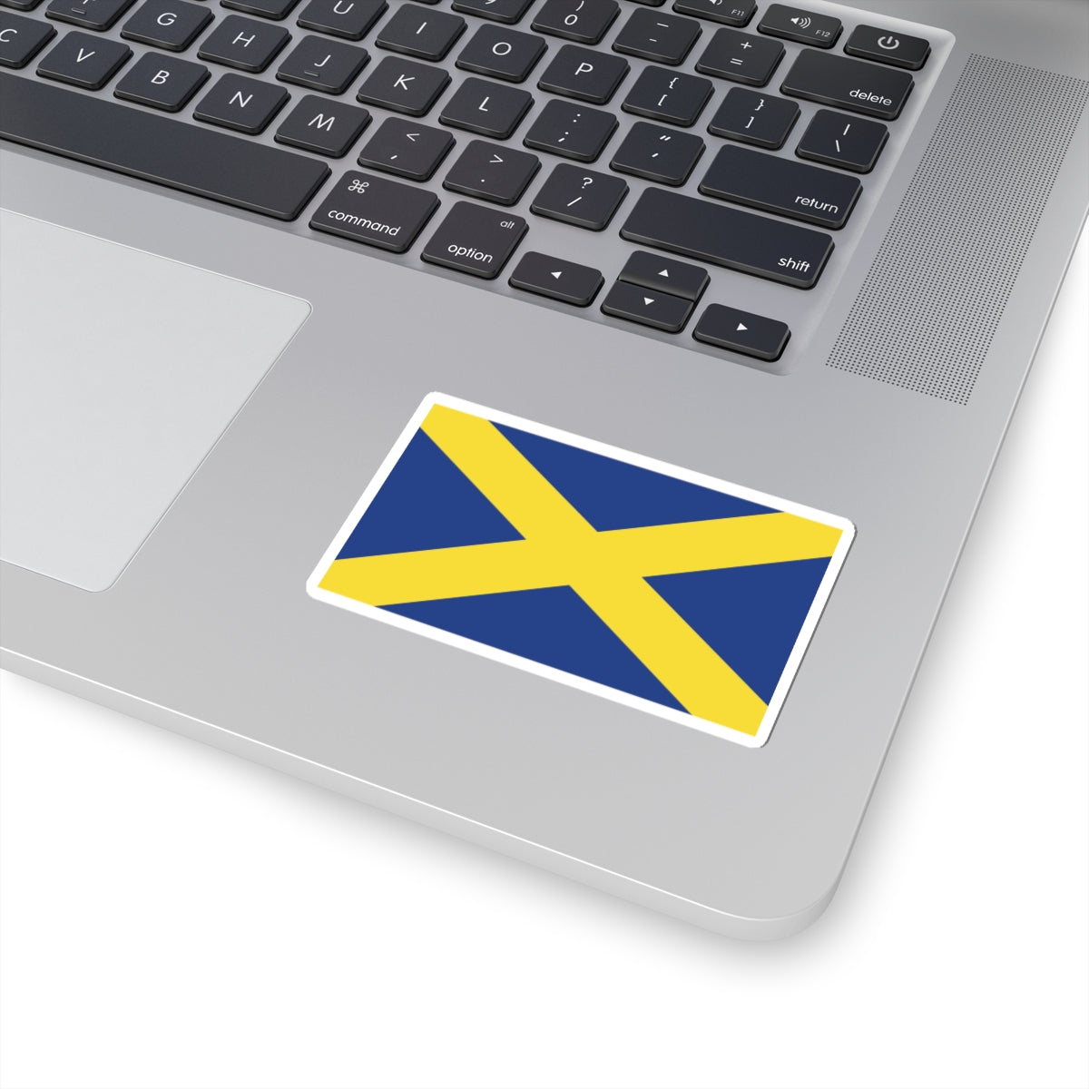 FlagOfStAlbans-PS01 (England) STICKER Vinyl Kiss-Cut Decal