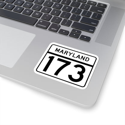 MD Route 173 (Maryland) (Road Sign) STICKER Vinyl Kiss-Cut Decal