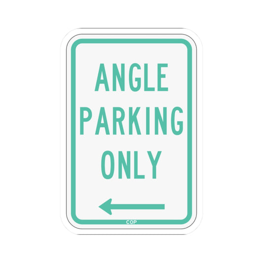 PBOT Road sign P4620L (Oregon) (Road Sign) STICKER Vinyl Kiss-Cut Decal