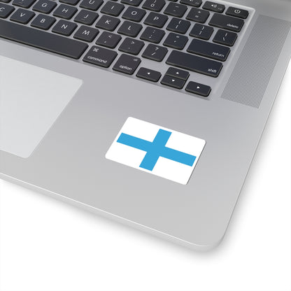 Flag of Marseille (France) STICKER Vinyl Kiss-Cut Decal