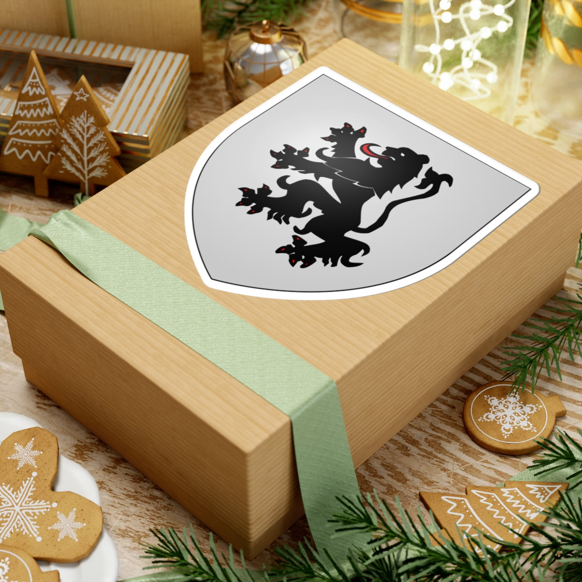 Bambecque 59 Nord (France) (Coat of Arms) STICKER Vinyl Kiss-Cut Decal