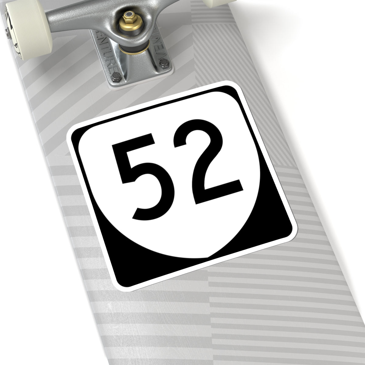 Virginia 52 (Virginia) (Road Sign) STICKER Vinyl Kiss-Cut Decal