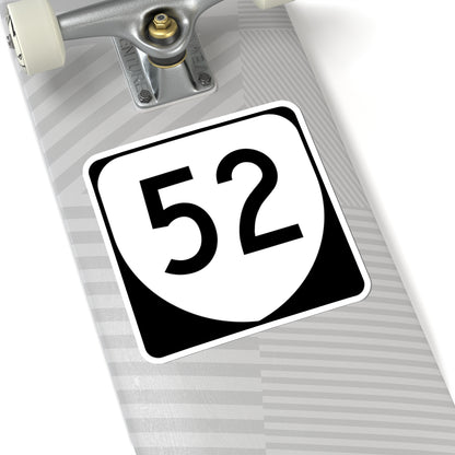 Virginia 52 (Virginia) (Road Sign) STICKER Vinyl Kiss-Cut Decal