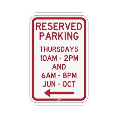 PBOT Road sign P4113L (Oregon) (Road Sign) STICKER Vinyl Kiss-Cut Decal
