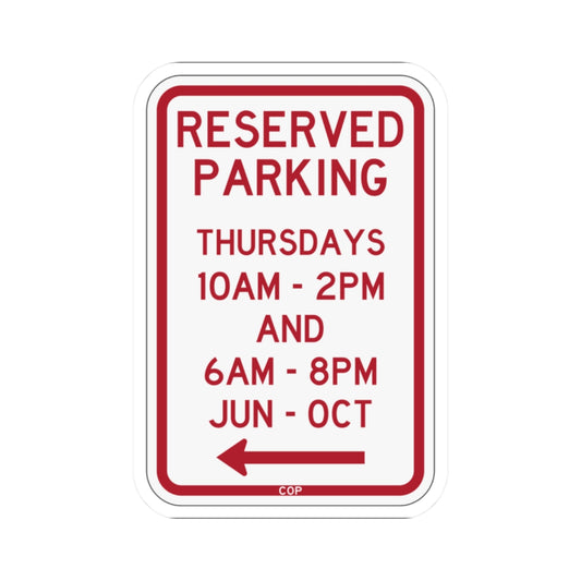 PBOT Road sign P4113L (Oregon) (Road Sign) STICKER Vinyl Kiss-Cut Decal
