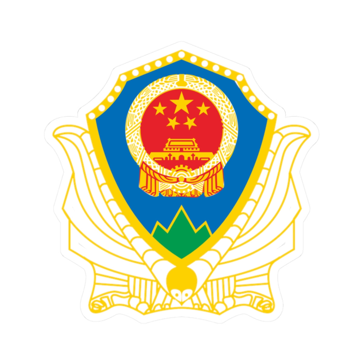 State Forestry Administration of P.R.China badge (China) (Coat of Arms) STICKER Vinyl Kiss-Cut Decal