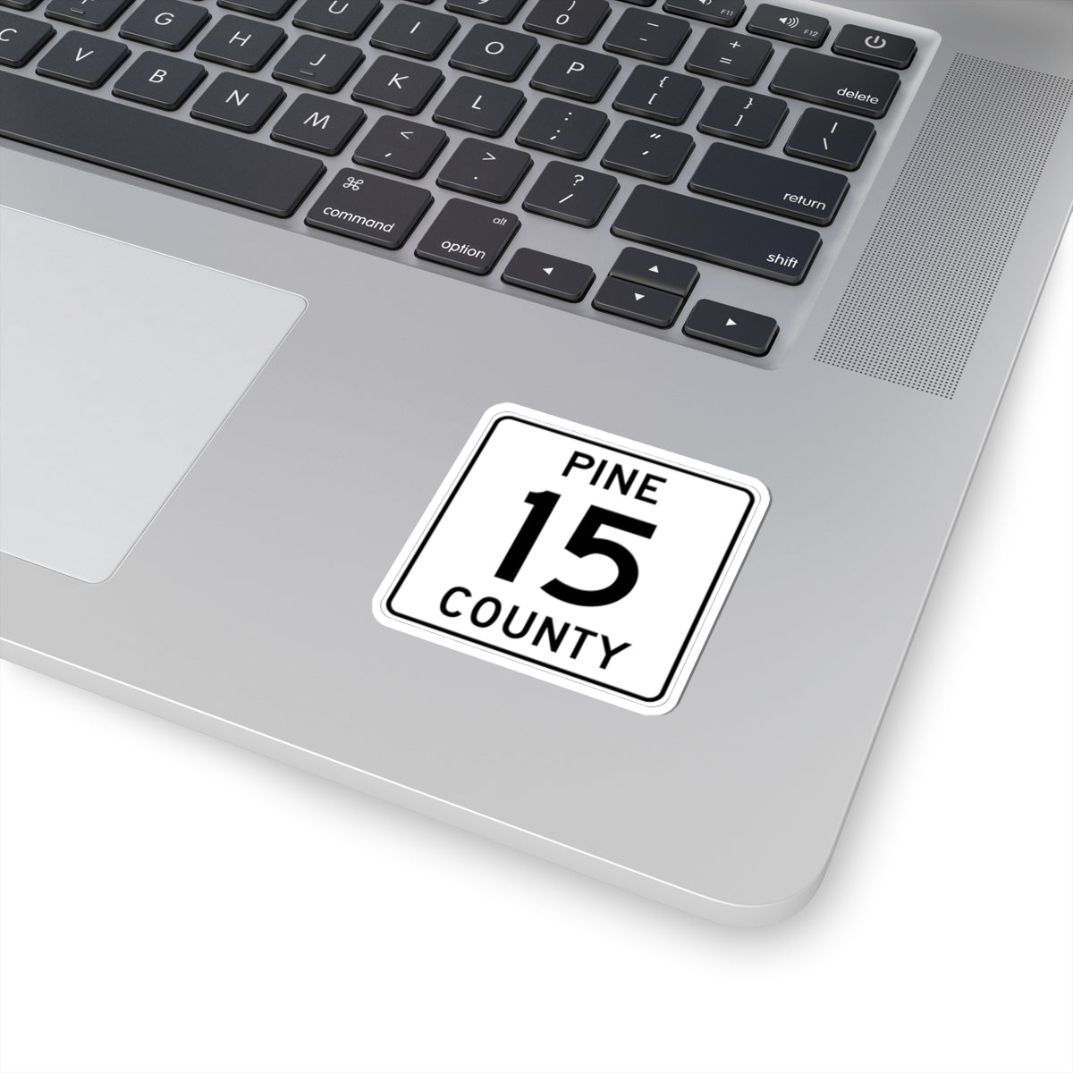 Pine County Route 15 MN (Minnesota) (Road Sign) STICKER Vinyl Kiss-Cut Decal