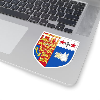 Arms of Camilla Duchess of Cornwall (United Kingdom) (Coat of Arms) STICKER Vinyl Kiss-Cut Decal
