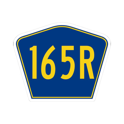 PR secondary 165R (Puerto Rico) (Road Sign) STICKER Vinyl Kiss-Cut Decal