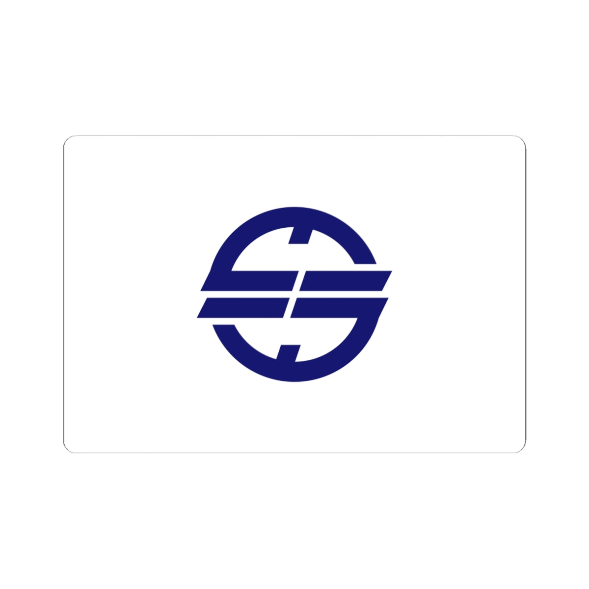 Flag of Ranzan Saitama (Japan) STICKER Vinyl Kiss-Cut Decal