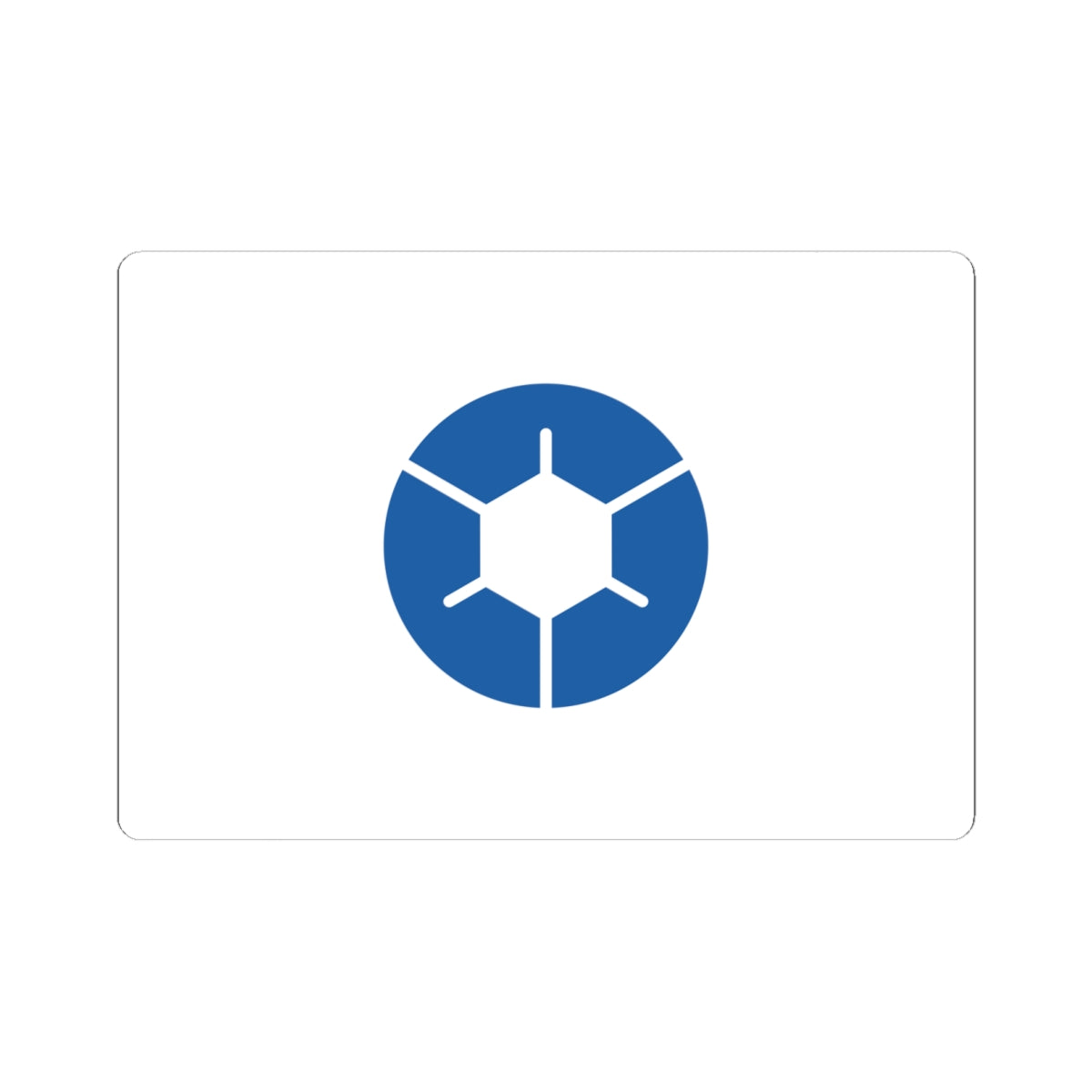 Flag of Marugame Kagawa (Japan) STICKER Vinyl Kiss-Cut Decal